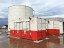 Portable Water Tank with Containerized Pump House