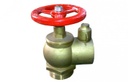 GM 63mm Right Angle Hydrant Valve Type 75mm MBSP Inlet x 63mm FI with PVC Cap and MS Chain with CI Wheel