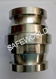 SS 63mm Double Male Adaptor As Per IS (Stainless Steel (SS 304))