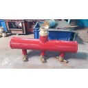 MS 63mm Dividing Breaching with 63mm MI and 3 x 38 mm FI with SS ball valve