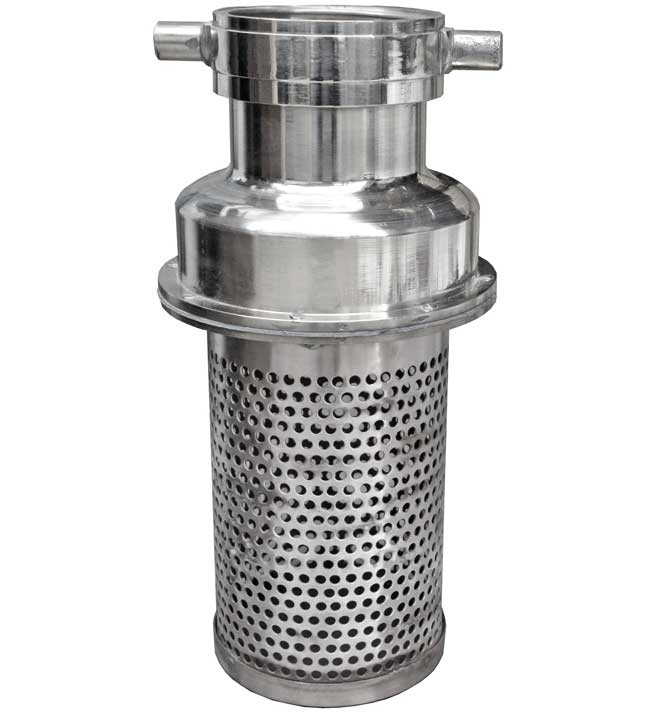 SS 100mm Suction Foot Valve Strainer
