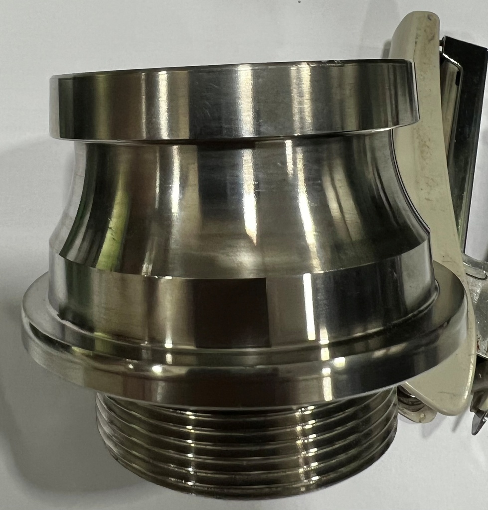 SS 63mm MI x 50mm MBSP Adaptor (Stainless Steel (SS 304), Without Strainer)