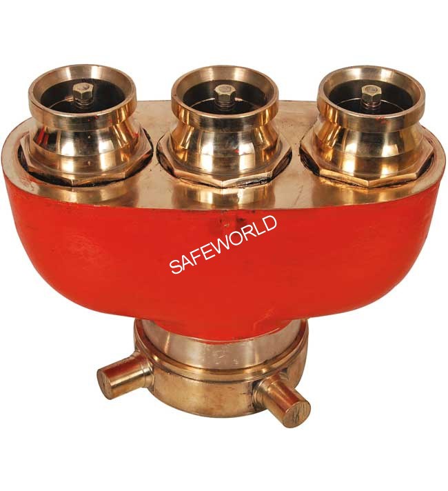 GM 100mm Suction Collecting 3 Way (GM BODY) (Female Blank Cap - Rubber)