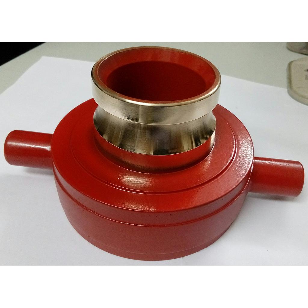 GM 63mm MI x 100mm FRT Adaptor (Buff Polished, Powder Coated)