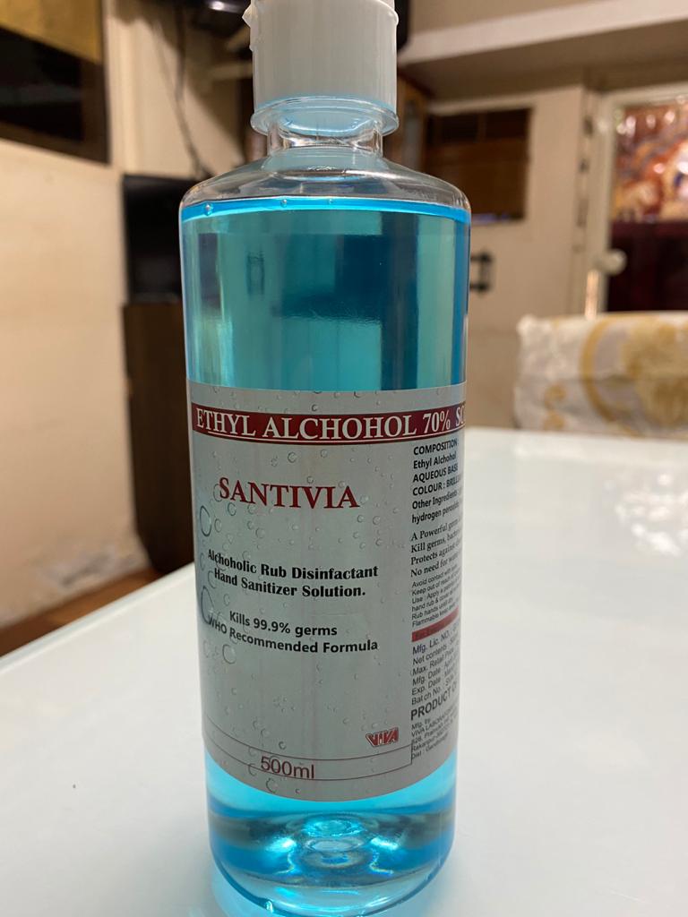 SANTIVIA - Hand Sanitizer with Ethyl Alchohol 70% - 500ml