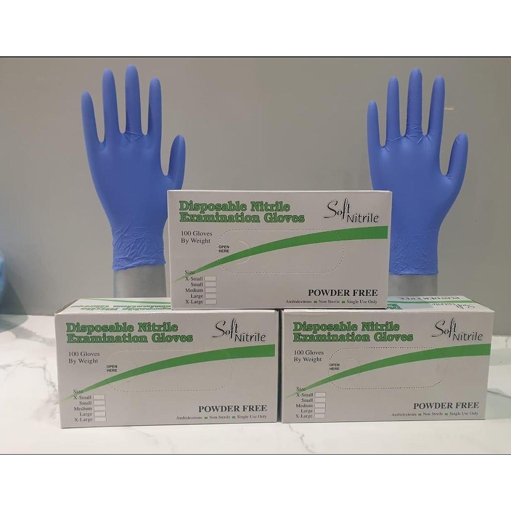 Disposable Nitrile Gloves - Powder Free