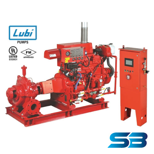 DP-171-140-2200 Diesel Engine Driven Pump having 171 M3/Hr Flow at 140m Head with 2200 RPM Motor LUBI Make