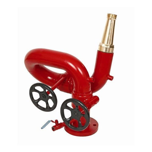 MS 100mm High Volume Long Range Water cum Foam Monitor (Aluminum Jet Nozzle (32mm Bore))