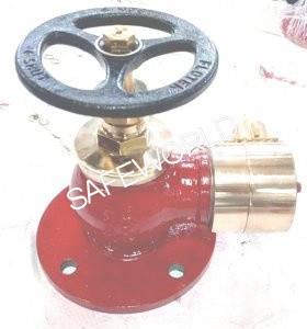 GM 50MM Hydrant Valve Right Angle type (Female Instantaneous, Single Pull Type Lug Adaptor, PVC Blank Cap)