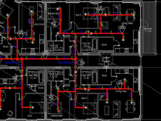Preparing Drawing for Existing Fire Protection System