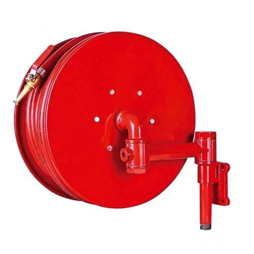 MS 20mm Hose Reel Set Vertical Swiveling (Length - 30m, Thermoplastic, Shut Off Nozzle - SS)