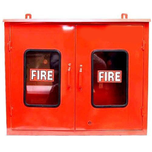 MS Double Hose Box 750x600x250mm(30"x24"x10") (Powder Coated Red, With Packing, 20 Gauge)