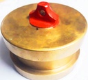 CA 63mm Hyd Male Blank Cap (Without Chain, Knob Type1 (Flat Knob))