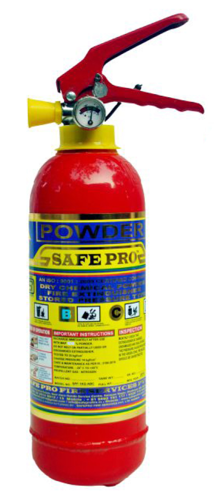 ABC 2Kg Fire Extinguisher  - ISI - SAFEPRO