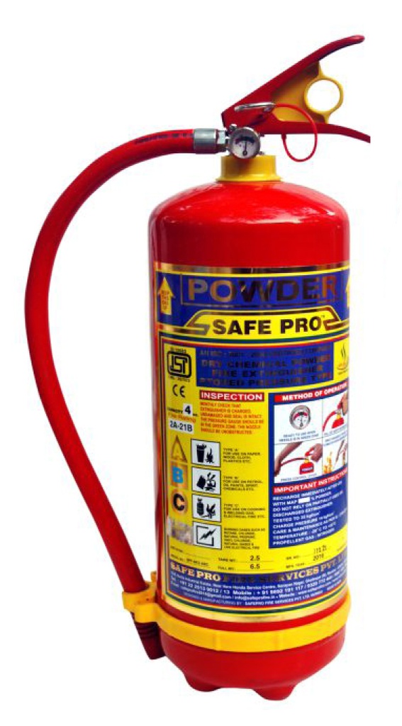 ABC 4Kg Fire Extinguisher  - ISI - SAFEPRO (MAP 17-40%)
