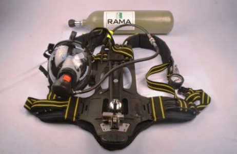 SCBA (Self Contained Breathing Apparatus) Set 6Ltr 300 BAR Steel Cylinder - Solvin Make