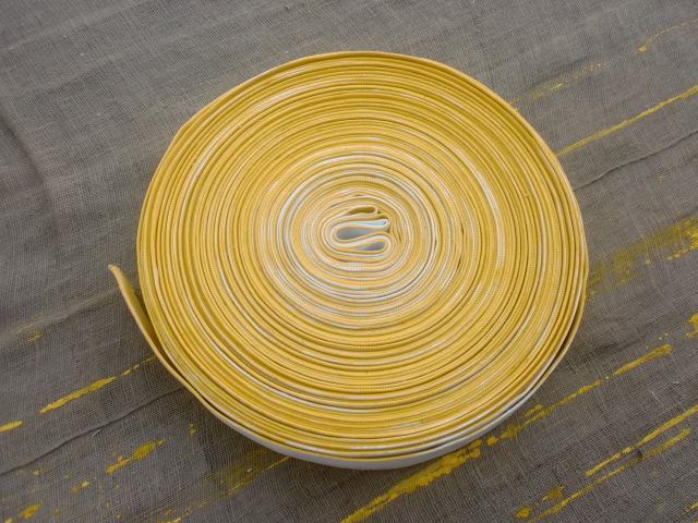 Air Slide Hose (Hose for Cement Bulker) (100mm (4") Dia - 146mm flat width, Polyester Filament, One Side Colour - With Colour)