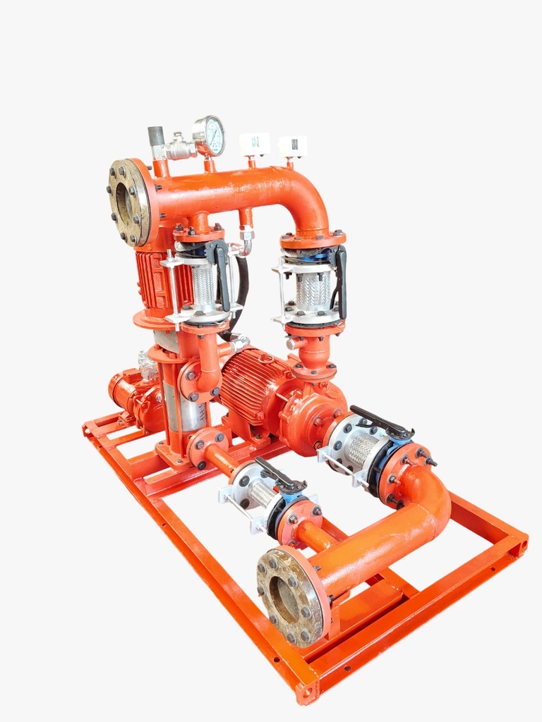 Fire Pump Skid With Auto Priming Arrangement