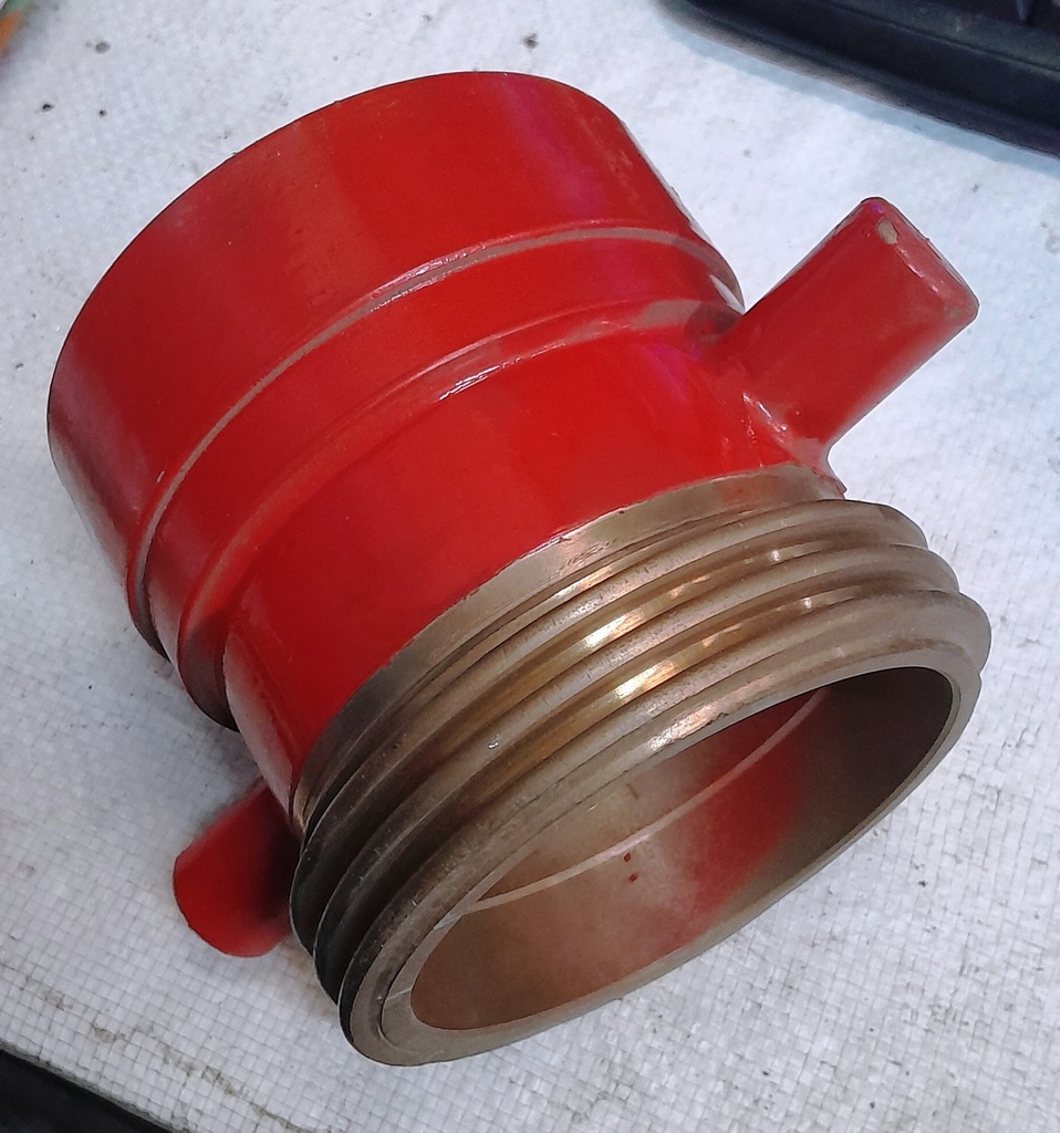 GM 125mm ( 5”) Female NPT Threaded X 125mm (5”) BSRT male threaded (Chrome-Plated)