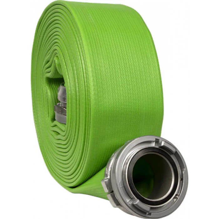 RRLB 63mm Hose Pipe 15 Meter  Type-3 IS 636 Type B, ISI (Colored Hose) (Green)