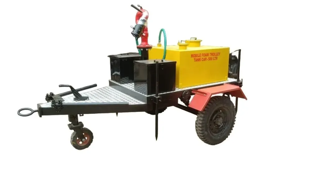 Trailer Mounted Water Cum Foam Monitor with Foam Tank (500 Liters)