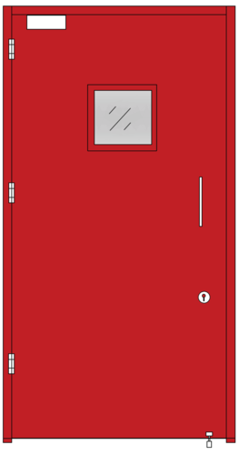 ##Fire Resistant Door 1200mm (W) X 2400mm (H) – Single Leaf