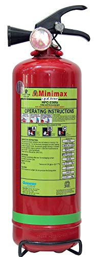 CLEAN AGENT 4kg (Stored Pressure) HFC  type Fire Extinguisher - Minimax