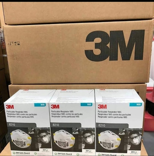 3M Safeguard Masks - Particulate Respirator 8210, N95 160 EA/Case