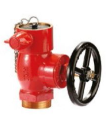 GM 63mm Straight Way Type Hydrant Valve with MBSP Threaded