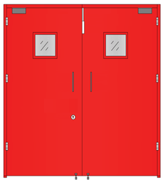 Fire Resistant Door 1860mm(W)x2570mm(H) - Double Leaf