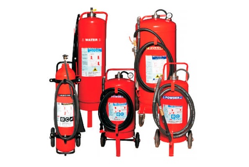 DCP 50kg Fire Extinguisher (CO2 Gas Cartridge Type) Outside Cylinder IS 10658 - SAFETECH